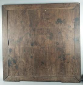 清代红木或紫檀八仙桌面