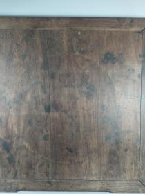 清代红木或紫檀八仙桌面