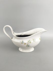 英租威海卫时期印花卉咖啡杯