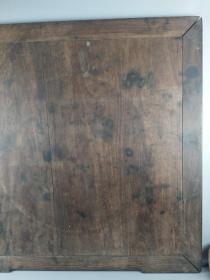 清代红木或紫檀八仙桌面