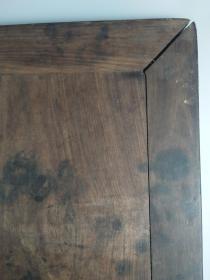 清代红木或紫檀八仙桌面