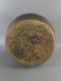 清褐釉炫纹大酒壶