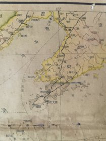 1951年初版《华东行政区新地图》