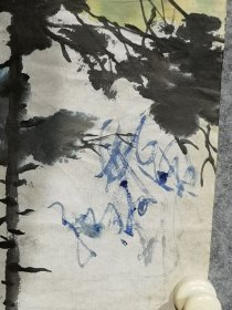佚名树林风景镜心
