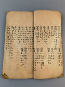清钱塘王朝梧《重刻四库全书辨证通俗文字》稿本