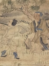 清王琳画人物四条屏