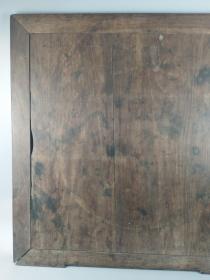 清代红木或紫檀八仙桌面