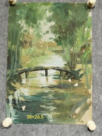 佚名风景油画