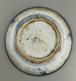 青花花卉小盘