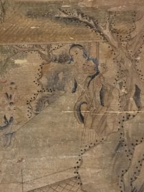 清王琳画人物四条屏
