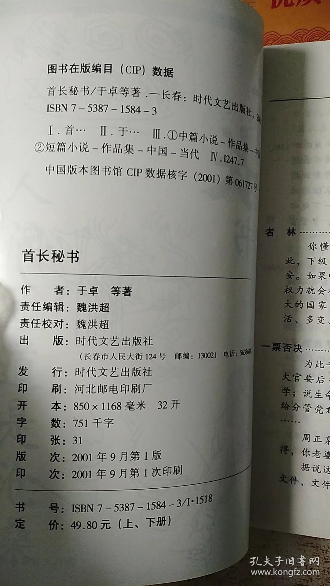 首长秘书（下册）