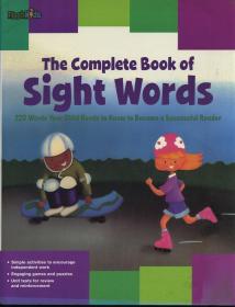 the complete book of sight words 220words your chid needs to know to become a successfui reader