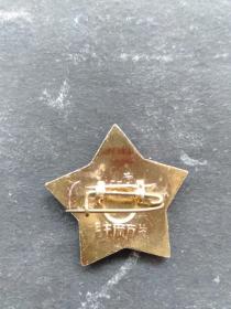 毛主席万岁 袖珍五星纪念章