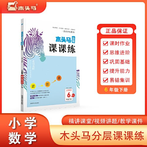 23春木头马分层课课练小学数学6年级下册人教版RJ版课时作业训练单元提优试卷基础能力提升练习册