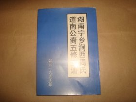 湖南宁乡涧西周氏道南公裔五修支谱（封面有浅黄斑点，自然旧）