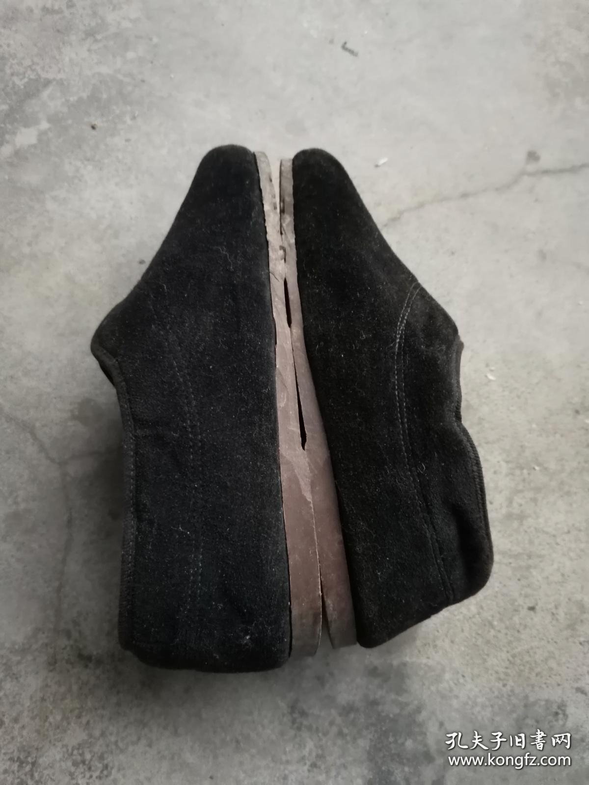 时期小脚棉鞋，长18公分