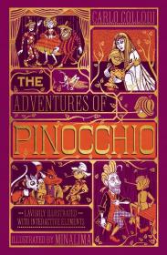 C15英语精装带立体页外观破损The Adventures of Pinocchio
