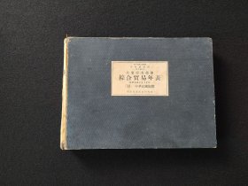 民国精装《大东亚共荣圈综合贸易年表——中华民国总览》40年代出版