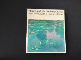 日本原版《 monet and his contemporaries》莫奈与印象派画家作品集