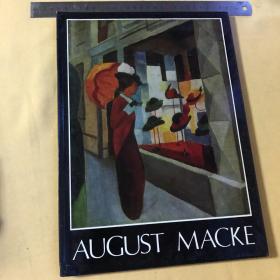 德文                大精装 大型画册  精美插图本 August Macke