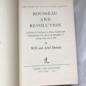 英文           卢梭与法国大革命   ROUSSEAU AND REVOLUTION