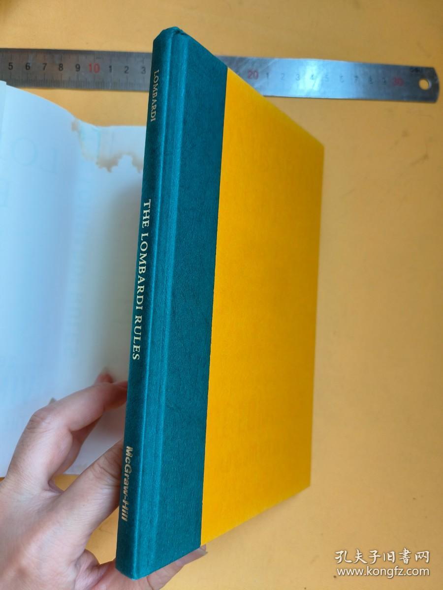 英文   作者签赠本   插图本   The Lombardi Rules