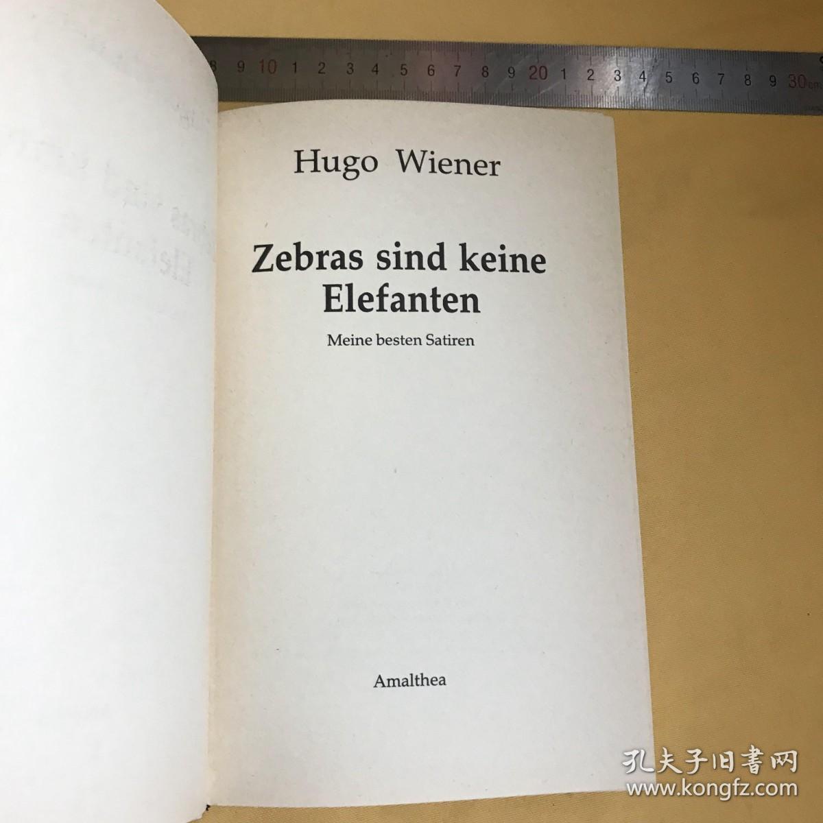 德文       ZEBRAS SIND KEINE ELEFANTEN