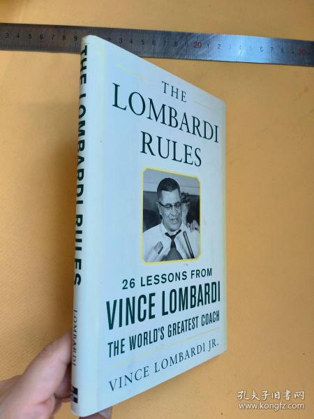英文   作者签赠本   插图本   The Lombardi Rules