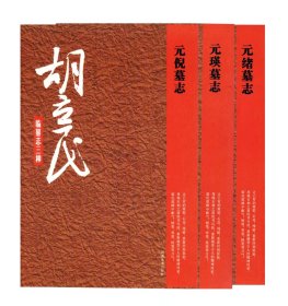 胡立民临墓志三种元倪墓志元绪墓志元瑛墓志8开本河南美术出版社  毛笔书法字帖（正版新书包邮 ）