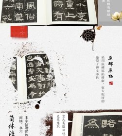 张迁碑 汉隶碑帖 中华经典碑帖 简体旁注 隶书毛笔书法练字帖原碑帖 附局部放大欣赏 书法作品集 历代碑帖精粹  (正版新书包邮 )