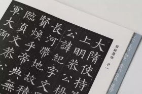 隋代墓志精粹六 杨纪墓志、杨文愻墓志、杨孝偡墓志、杨素墓志、杨文端墓志、杨矩墓志、杨文思墓志等七种。    整张拓片 全文放大 楷书毛笔书法字帖 (正版新书包邮 一版一印)