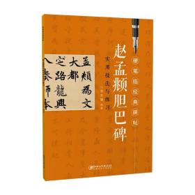 赵孟頫胆巴碑   初学者入门成人学生硬笔书法小楷楷书练字帖 硬笔临经典碑帖· 笔画偏旁结构解析实用技法与练习 （正版新书）