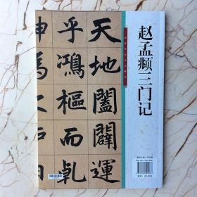 赵孟頫三门记楷书入门基础教程碑帖二合一升级版视频毛笔书法字帖等级考试       中小学成人辅导班培训初学自学教程  讲解示范  技法讲解原帖临摹