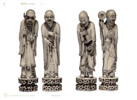 神工匠心 --  中国古代象牙雕刻 3册（精品收藏版）明清时期精美佛道教题材及历史人物雕刻作品 工艺美术雕刻艺术   （ 正版新书包邮   一版一印）