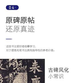 龙门四品始平公杨大眼魏灵藏孙秋生造像记 原色中国历代法书名碑原版放大折页  古铁        6开高清原版、简体旁注、      毛笔楷书书法字帖 原碑原帖