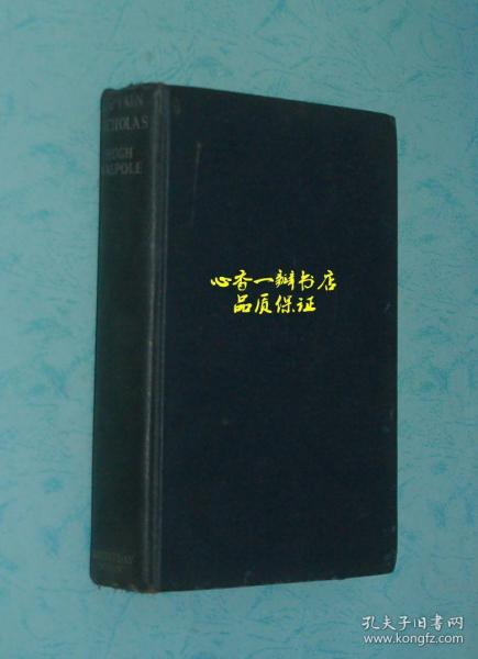 CAPTAIN NICHOLAS【1934年精装英文喜剧小说（尼古拉斯上尉）此书书口毛边未裁平】