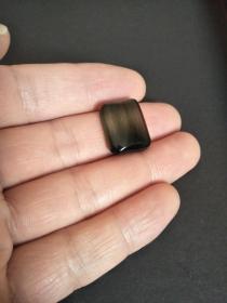 挂件吊坠：天然绿发晶无事牌