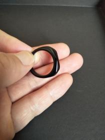 黑玛瑙马鞍戒