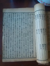 清代光绪古籍宏文阁校印【四书朱子本义汇参】一函九厚册。经考证是已知中国存世最早的课本读物，清金壇王步青輯 對研究中國古今教科書史有着十分重要的作用 ，为历代汇聚四书注解最全的一套四书深得朱子精髓/也为后代保存了中国古代丰富的历史资料 有很高考证史料价值.。