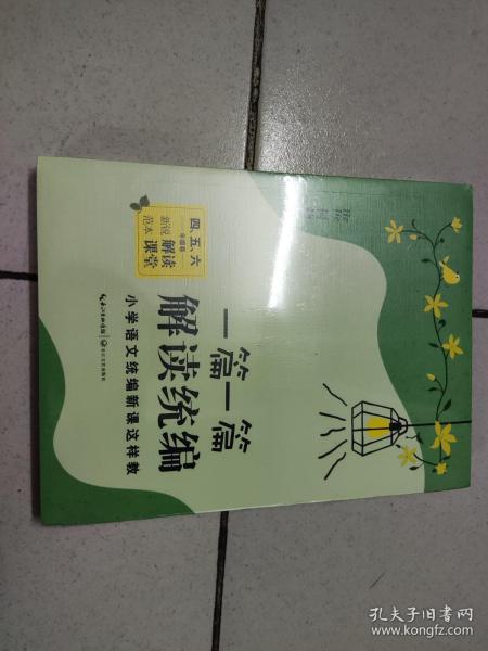 一篇一篇，解读统编——小学语文统编新课这样教（456高年级卷）（大教育书系）