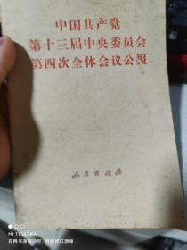 89年人民出版社《中国共产党第十三届中央委员会第四次全体会议公报》