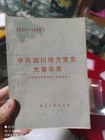 85年四川人民出版社《中共四川地方党史大事件年表》