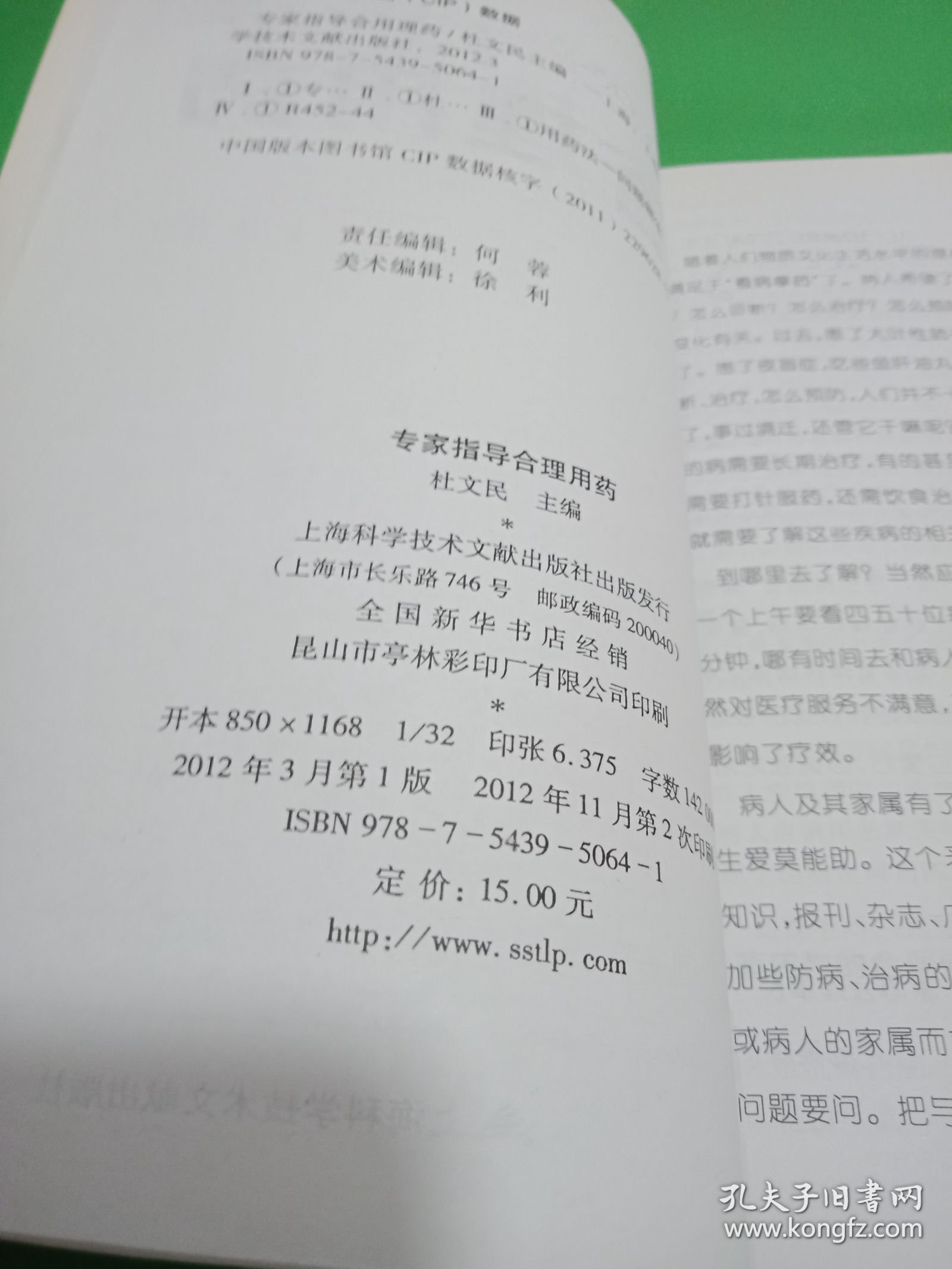 挂号费丛书：专家指导合理用药