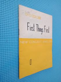 NEW CONCEPT ENGLISH First Things First 1