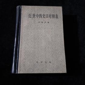 精装：  近世中西史日对照表【品好】