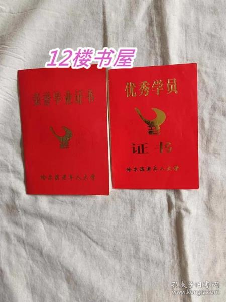 哈尔滨老年人大学-荣誉毕业证书、优秀学员证书