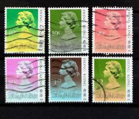 香港邮票：女皇五次普票---