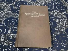 PROCEEDINGS OF THE SECOND INTERNATIONAI CONFERENCE ON MECHANICAI BEHAVIOR OF MATERIAIS 第二届国际材料力学行为会议论文集