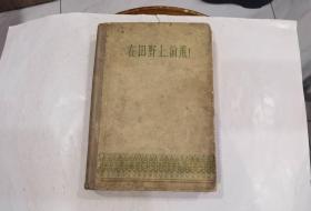 布脊精装《在田野上前进》秦兆阳著 作家出版社1956年3月一版一印