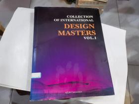 英文版 CoIIection of InternationaI Design Masters VoI.1 國際設(shè)計大師集錦 大16開精裝銅版彩印厚冊